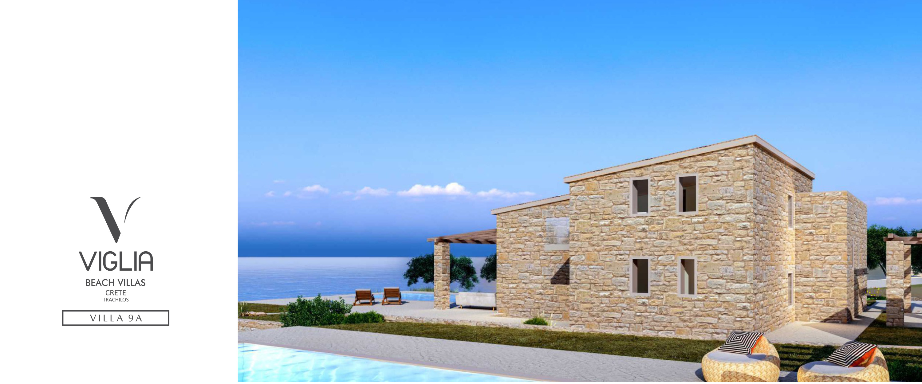 Viglia Beach Villas 3 bedroom Villa  at Kastelli - Crete 